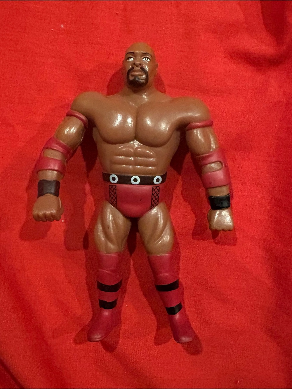 1996 Just Toys WWF Bend-Ems Series 3 AHMED JOHNSON Wrestling Figure